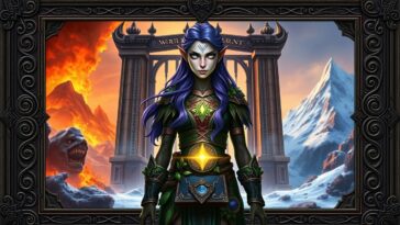 Aritzaga, a skilled night elf druid, embarks on a dangerous journey through Azeroth's perilous landscapes to deliver a powerful artifact to Ironforge. A tale of courage and survival.