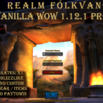 World of Warcraft Login Screen - Realm Fólkvangr - 1.12.1